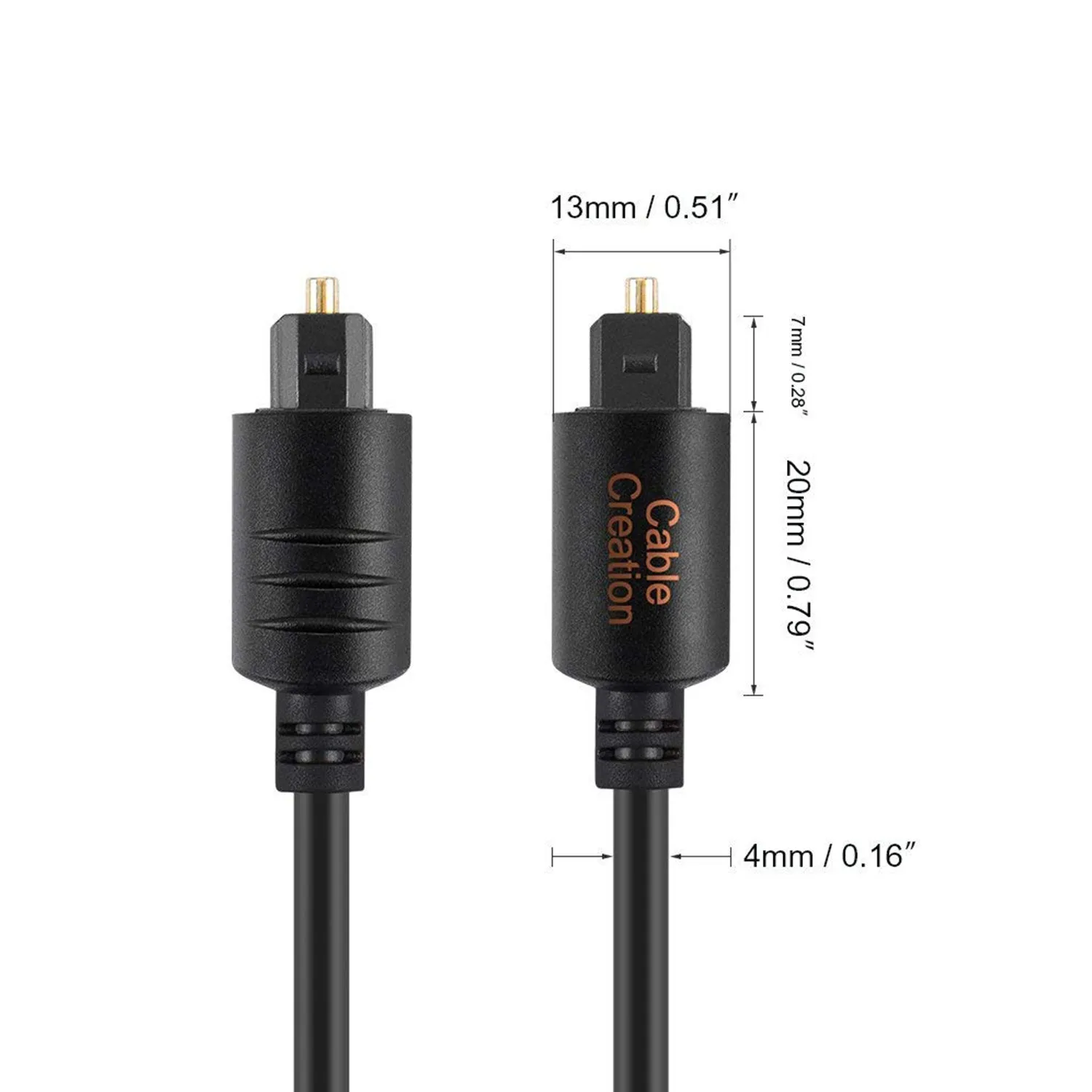 CableCreation optical audio kabel toslink 3,6 m