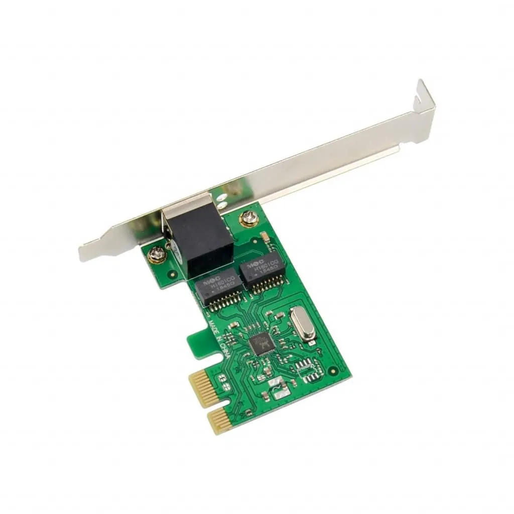 Microconnect RTL8111F gigabit netwerkkaart PCIe x1 RJ45