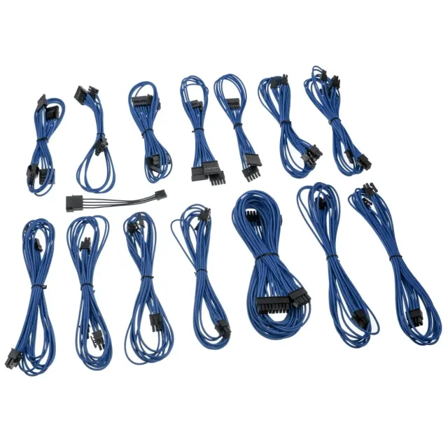 CableMod CM-Series kabelset Cooler Master V blauw compleet