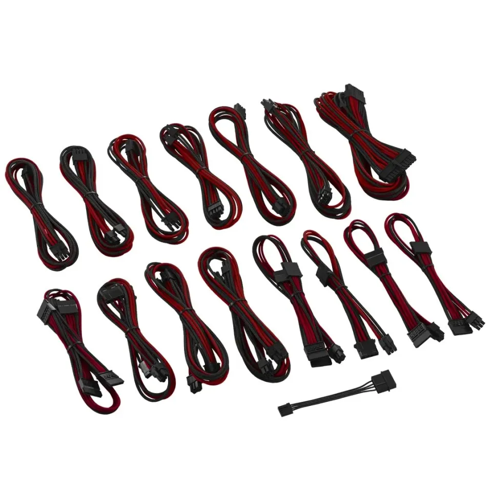 CableMod E-Series ModMesh kabelset EVGA zwart-blood red