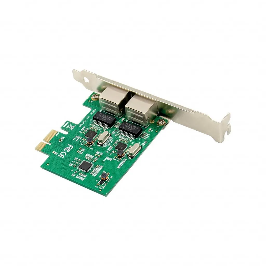 Microconnect RTL8111F netwerkkaart PCIe dual 1G RJ45