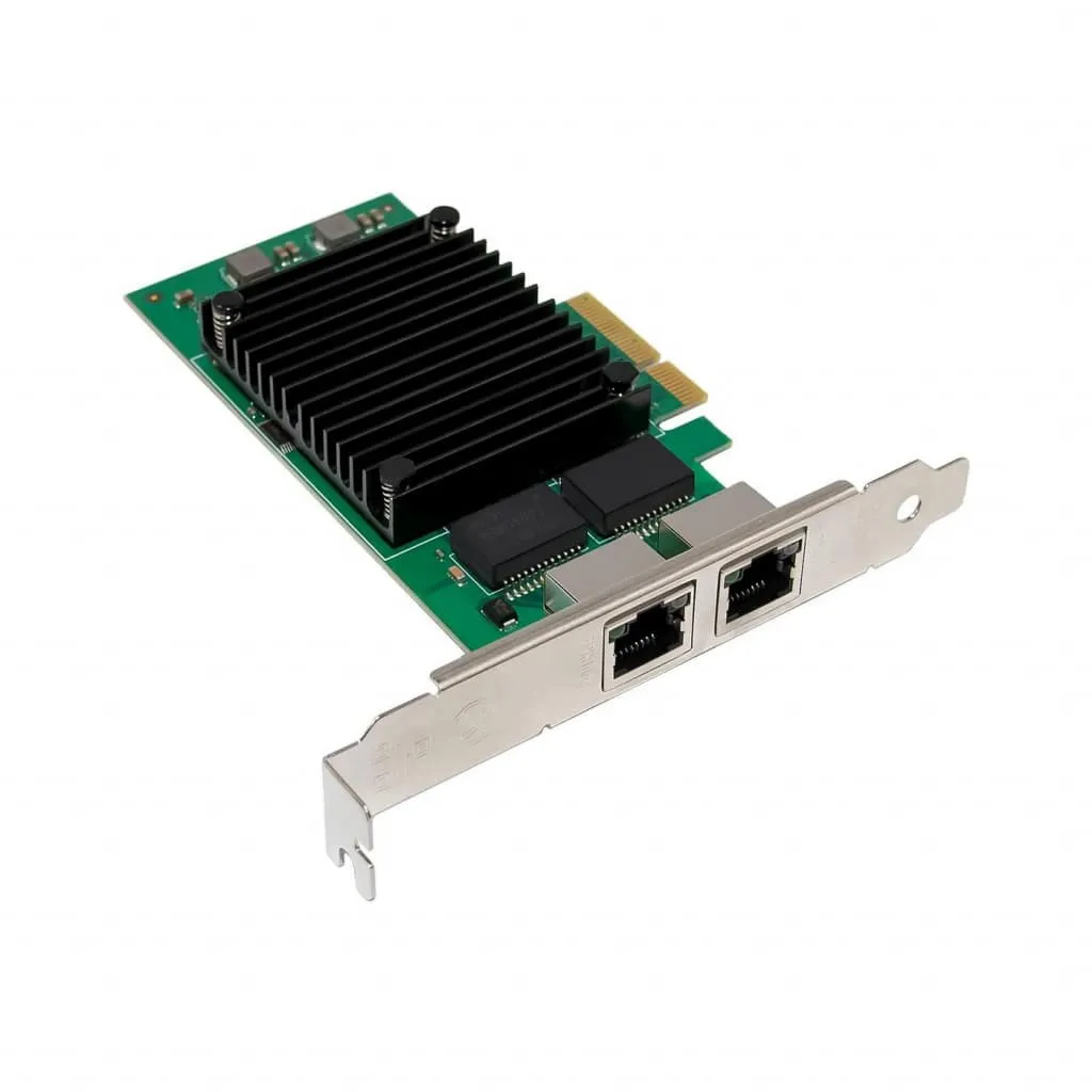 Microconnect I210-T2 PCIe x4 netwerkkaart dual 1GbE