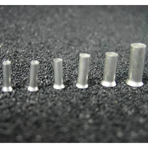 T.E.G. adereindhuls 0.5mm² 6mm per 100 stuks