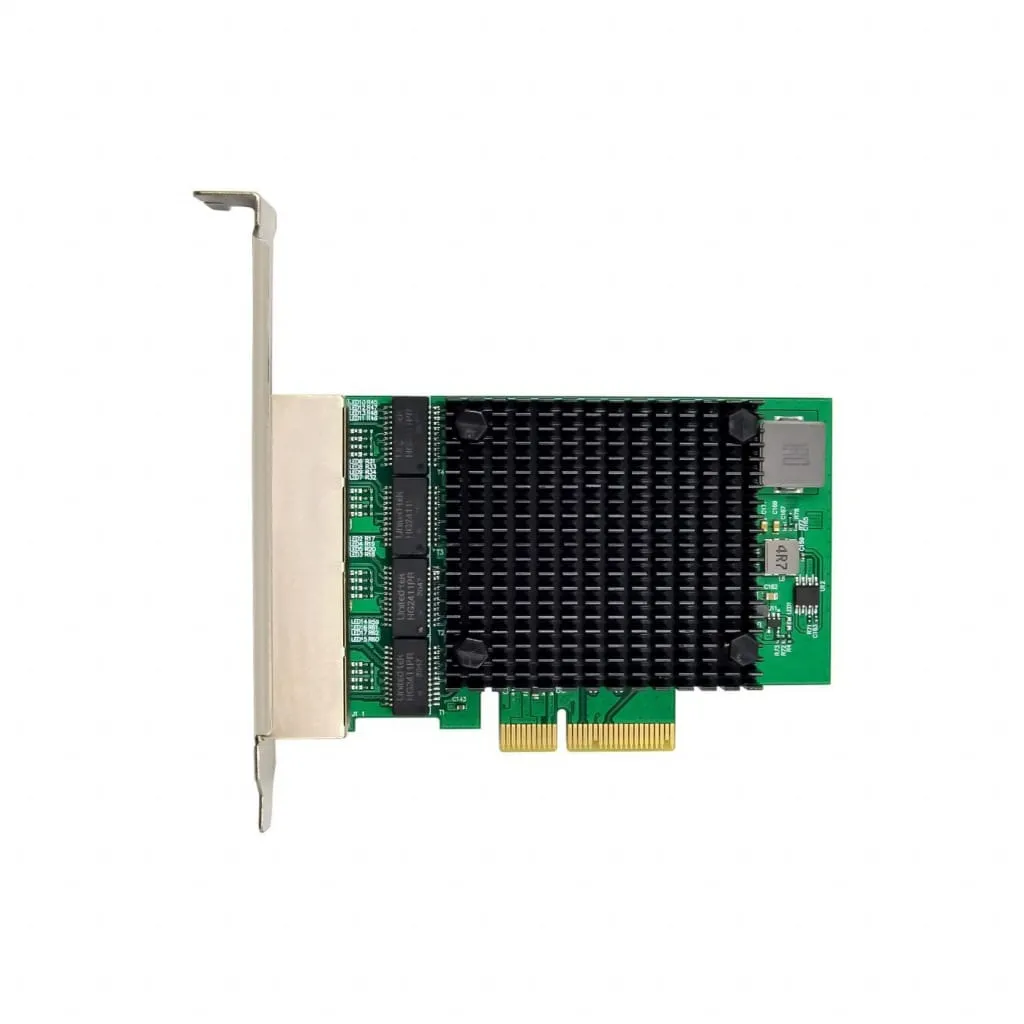 Microconnect RTL8125B netwerkkaart quad 2.5G PCIe x4