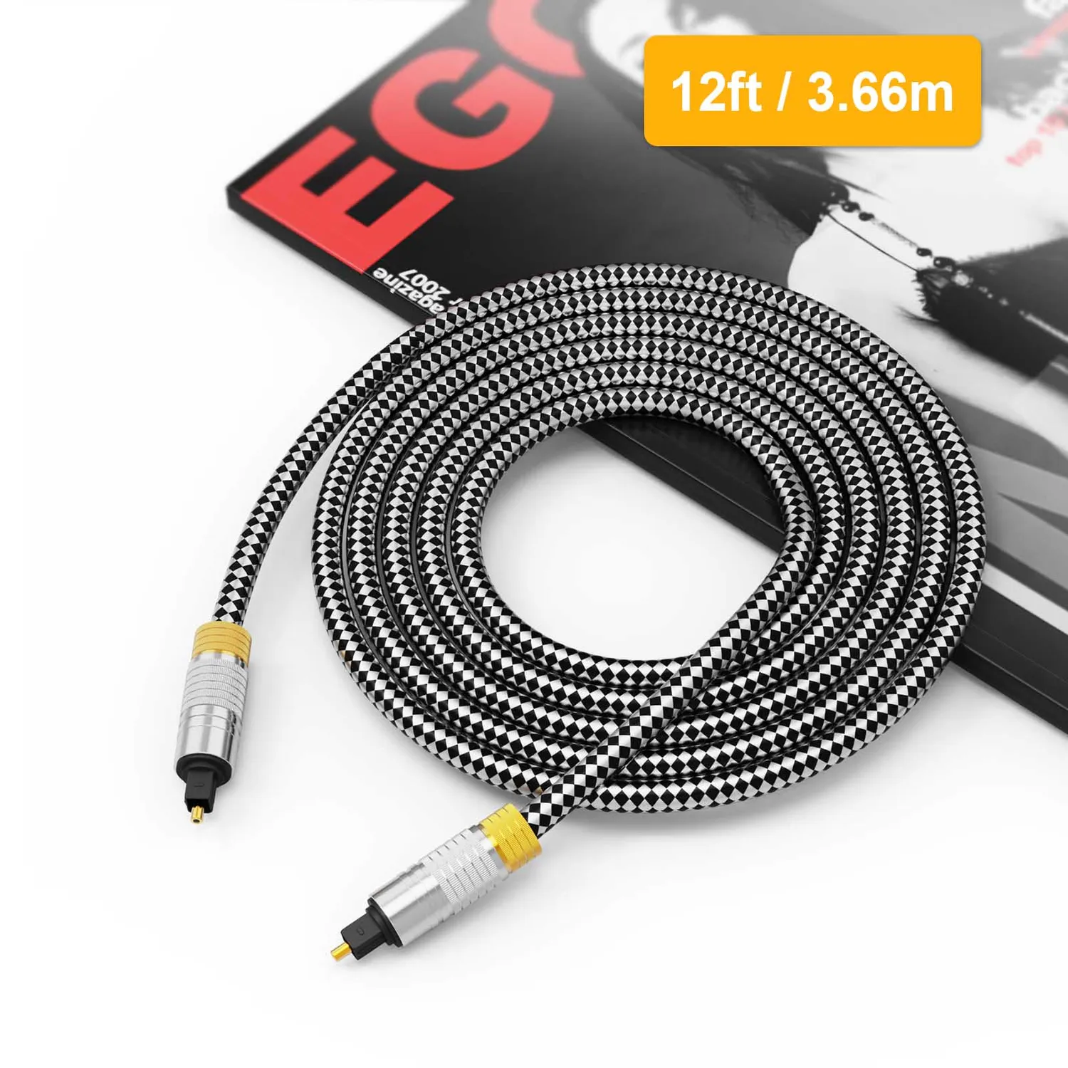 CableCreation Optical Audio kabel toslink 3,6m