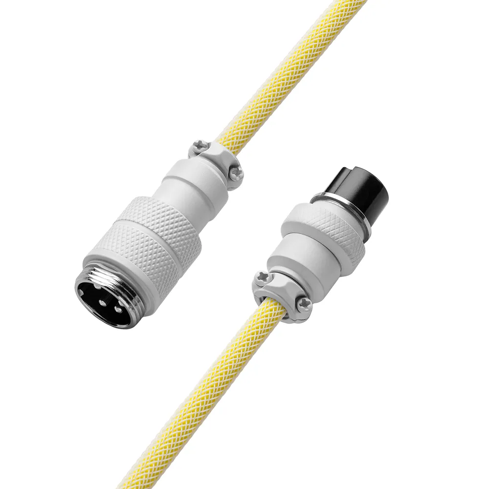 CableMod Pro toetsenbordkabel 150cm lemon ice USB-C recht