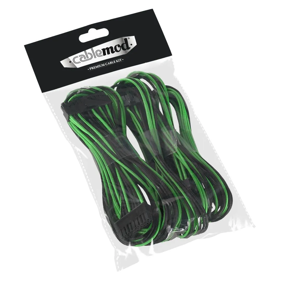CableMod C-Series Corsair RM/RMi/RMx Basic kabelset zwart-groen