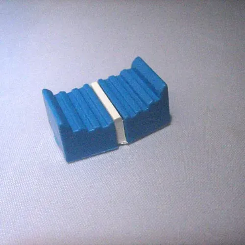 T.E.G. Schuifknop 22x14 mm blauw