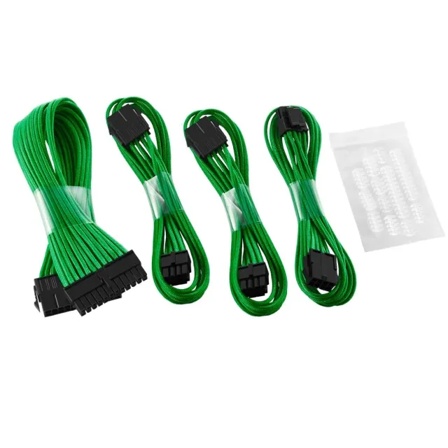 CableMod Classic Dual 6+2 Pin verlengkabel set groen