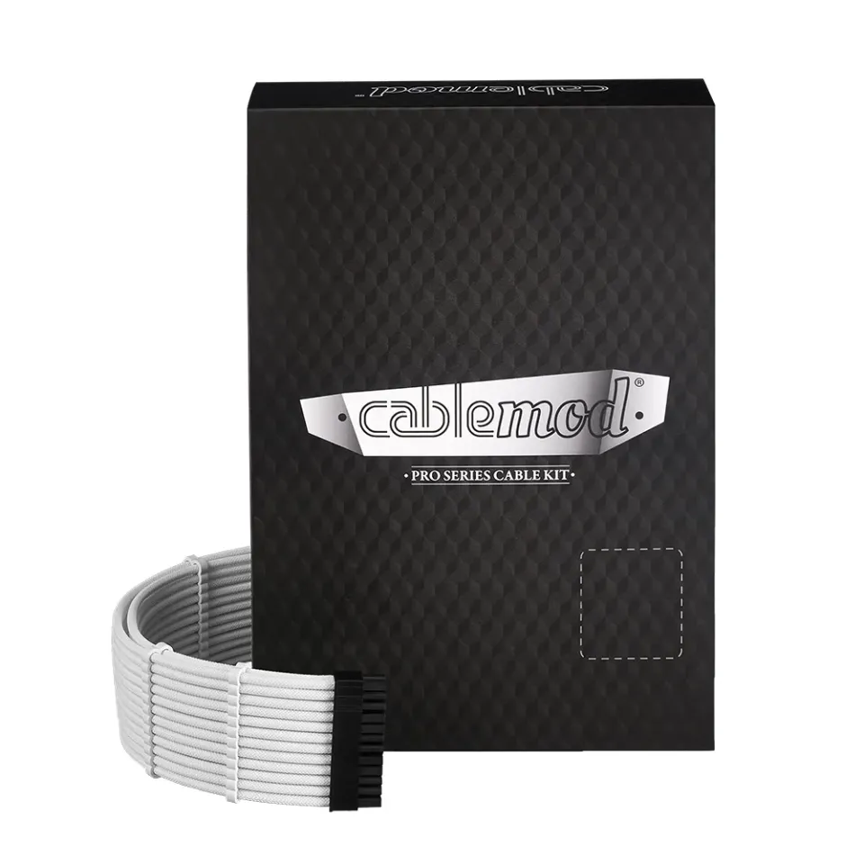 CableMod E-Series Pro ModMesh 12VHPWR kabelset wit