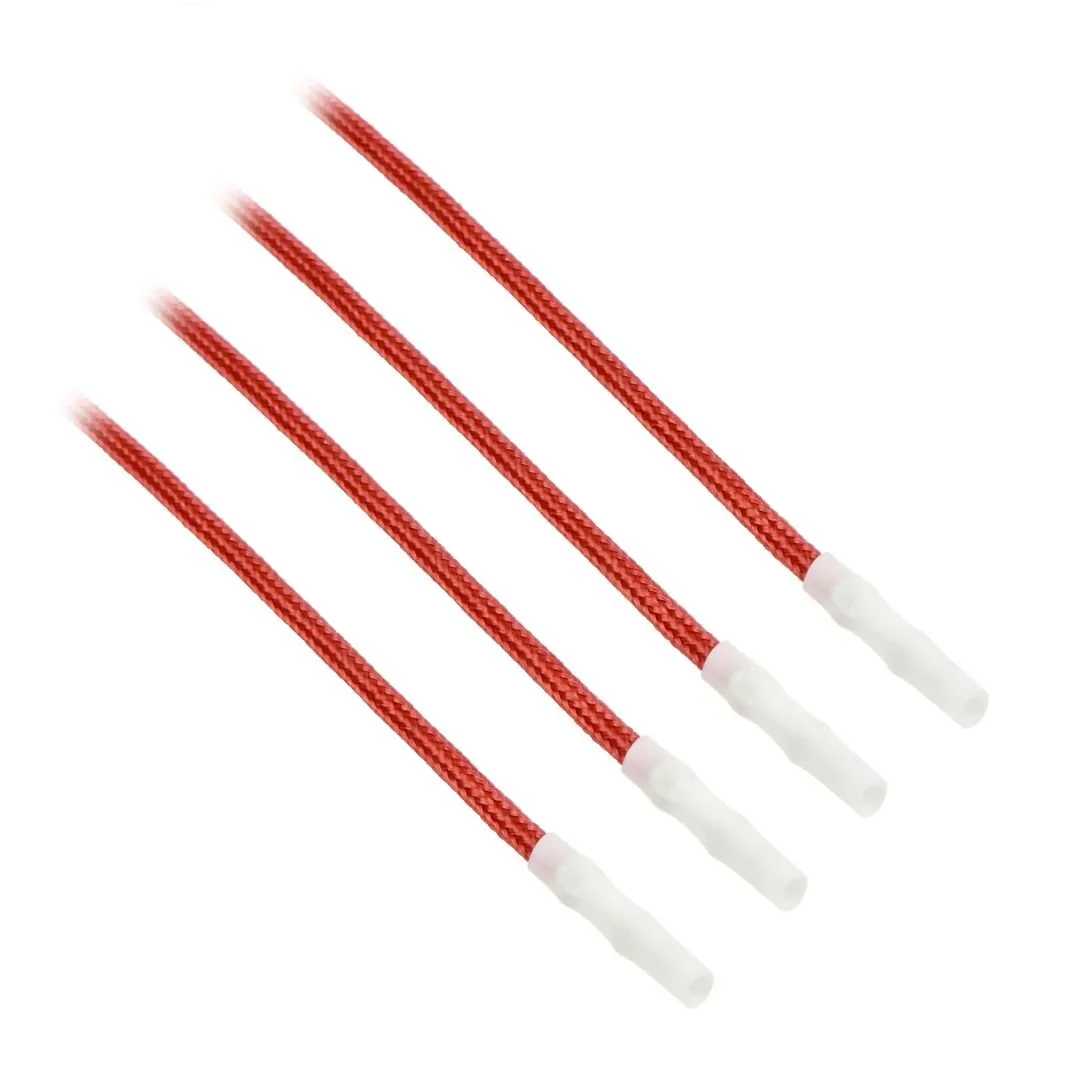 CableMod ModFlex Sleeved Wires verlengdraad rood 60cm 4-pack