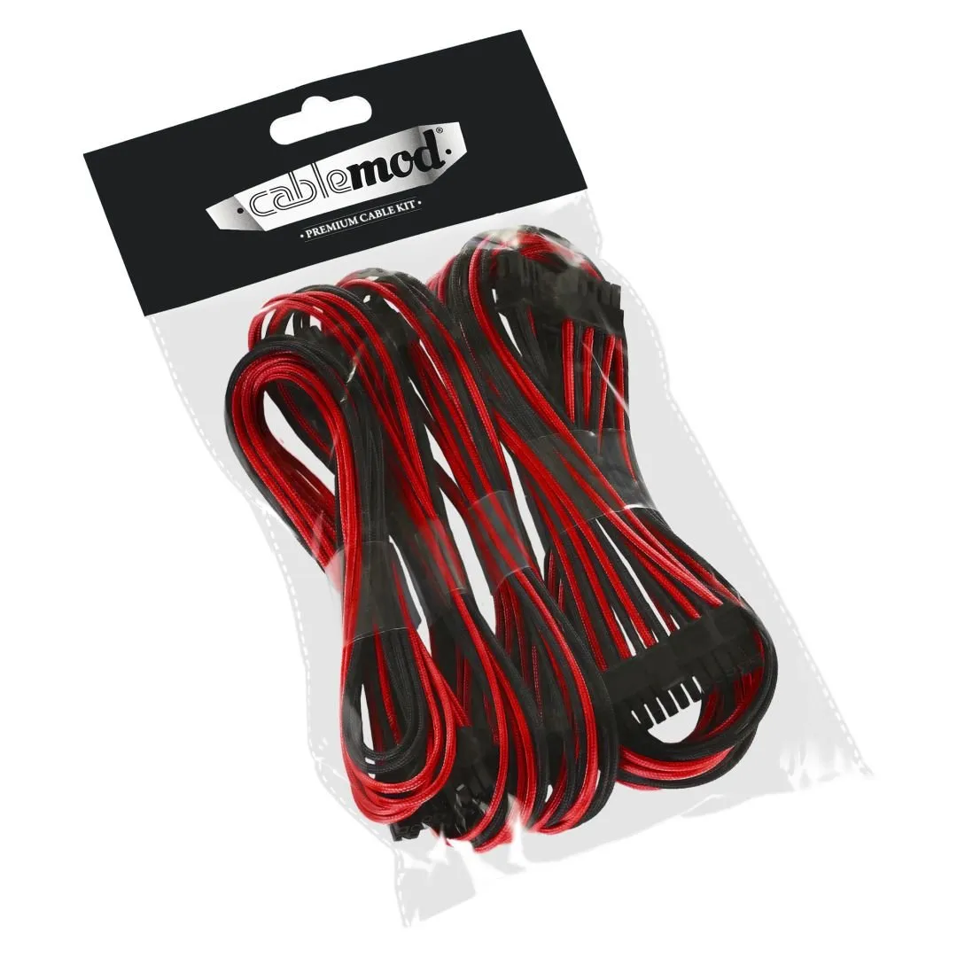 CableMod C-Series Basic kabelset Corsair zwart-rood