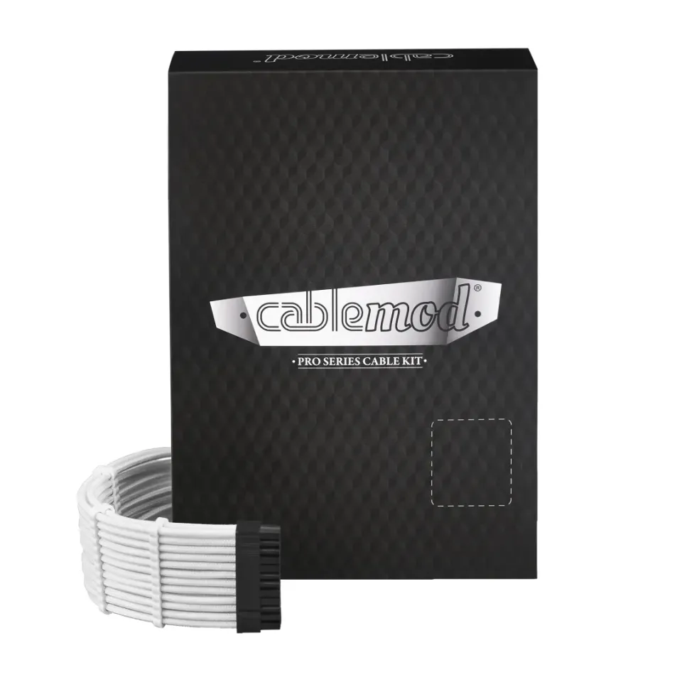 CableMod C-Series PRO voedingskabelset wit Corsair RM RMx