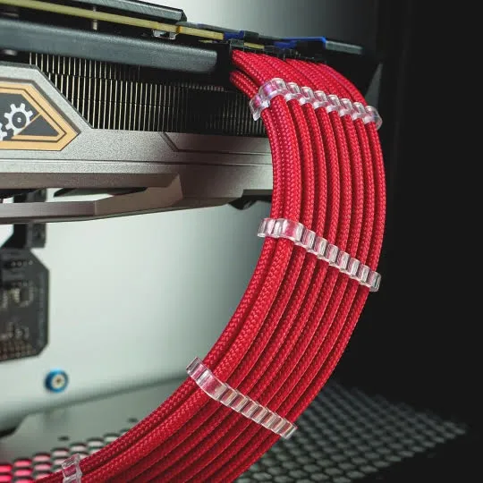CableMod PRO kabelkammen set transparant 12-delig