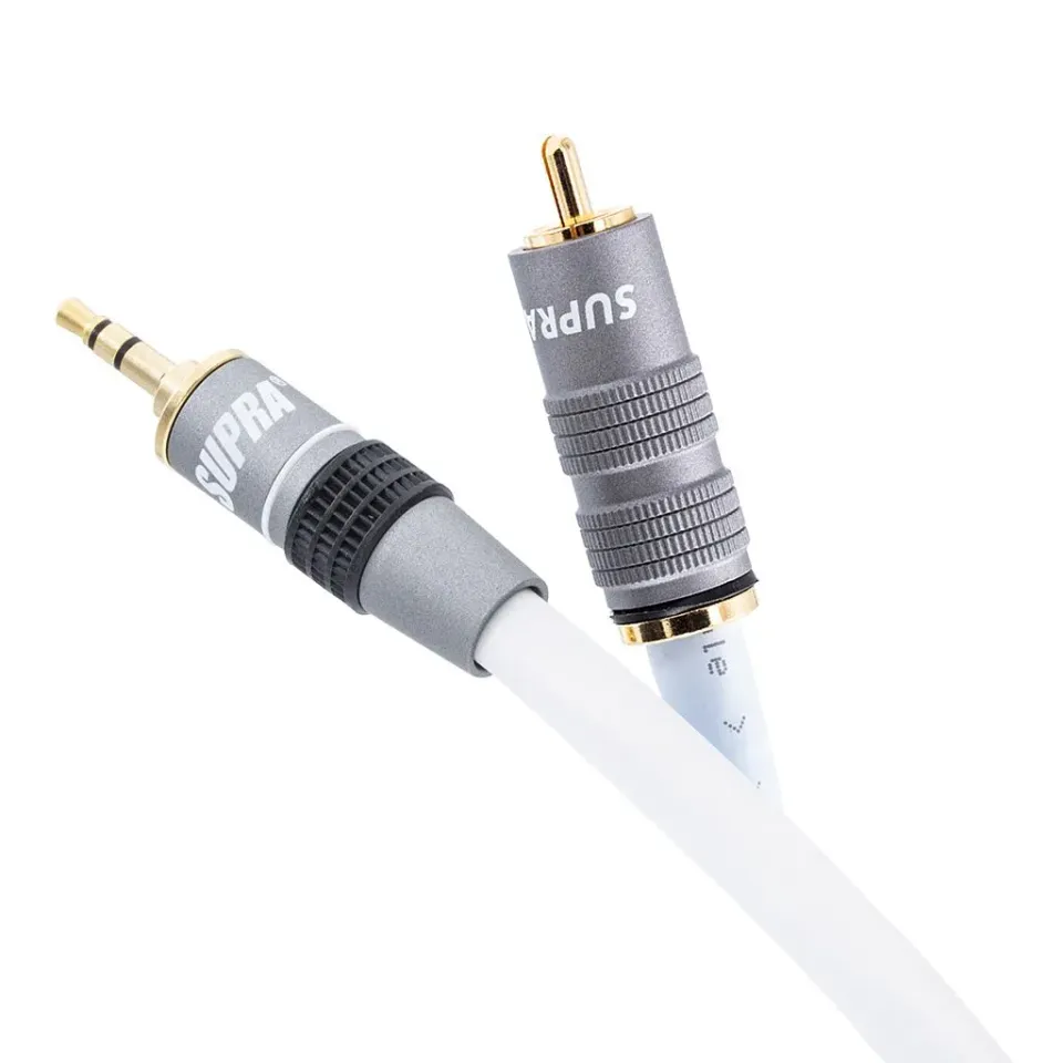 Supra Trico interlink jack 3,5mm naar RCA digitaal 75 Ohm