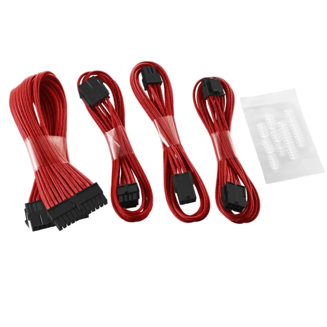 CableMod Classic ModFlex Basic 8+6 Pin verlengkabel set rood