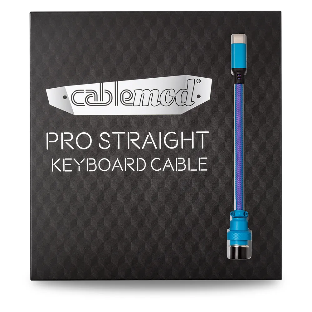 CableMod Pro toetsenbordkabel USB-A/USB-C 150cm galaxy blauw
