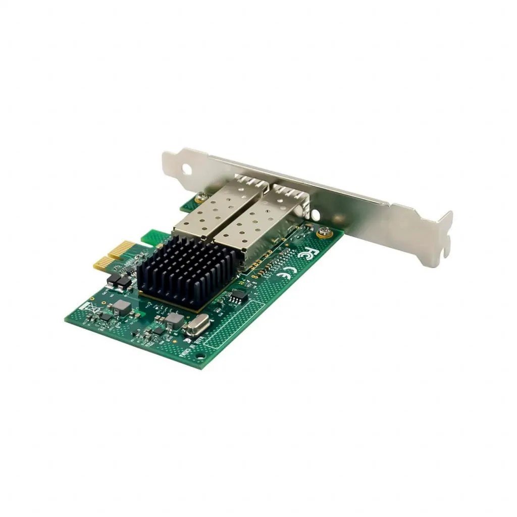 Microconnect Intel 82576 netwerkkaart PCIe dual SFP
