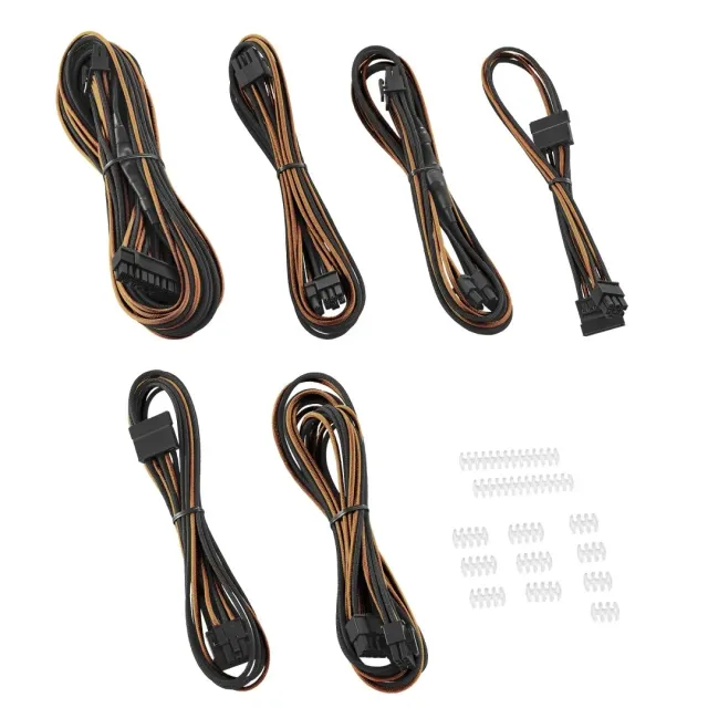 CableMod C-Series Essentials kabelset zwart oranje Corsair