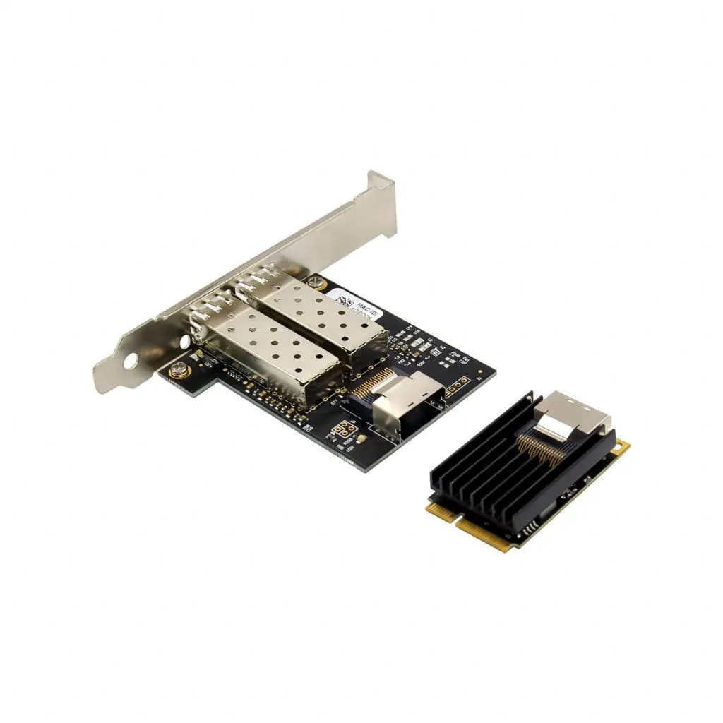 Microconnect 82583-D-E netwerkkaart mini PCIe dual 1G RJ45