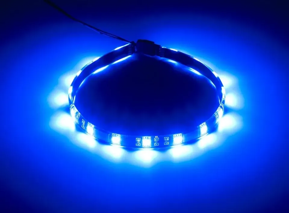 CableMod WideBeam Foam LED Strip 30cm LEDstrip blauw