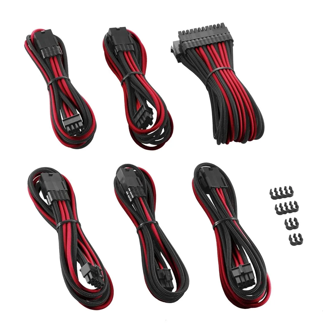 CableMod PRO ModMesh verlengkabelset zwart-rood