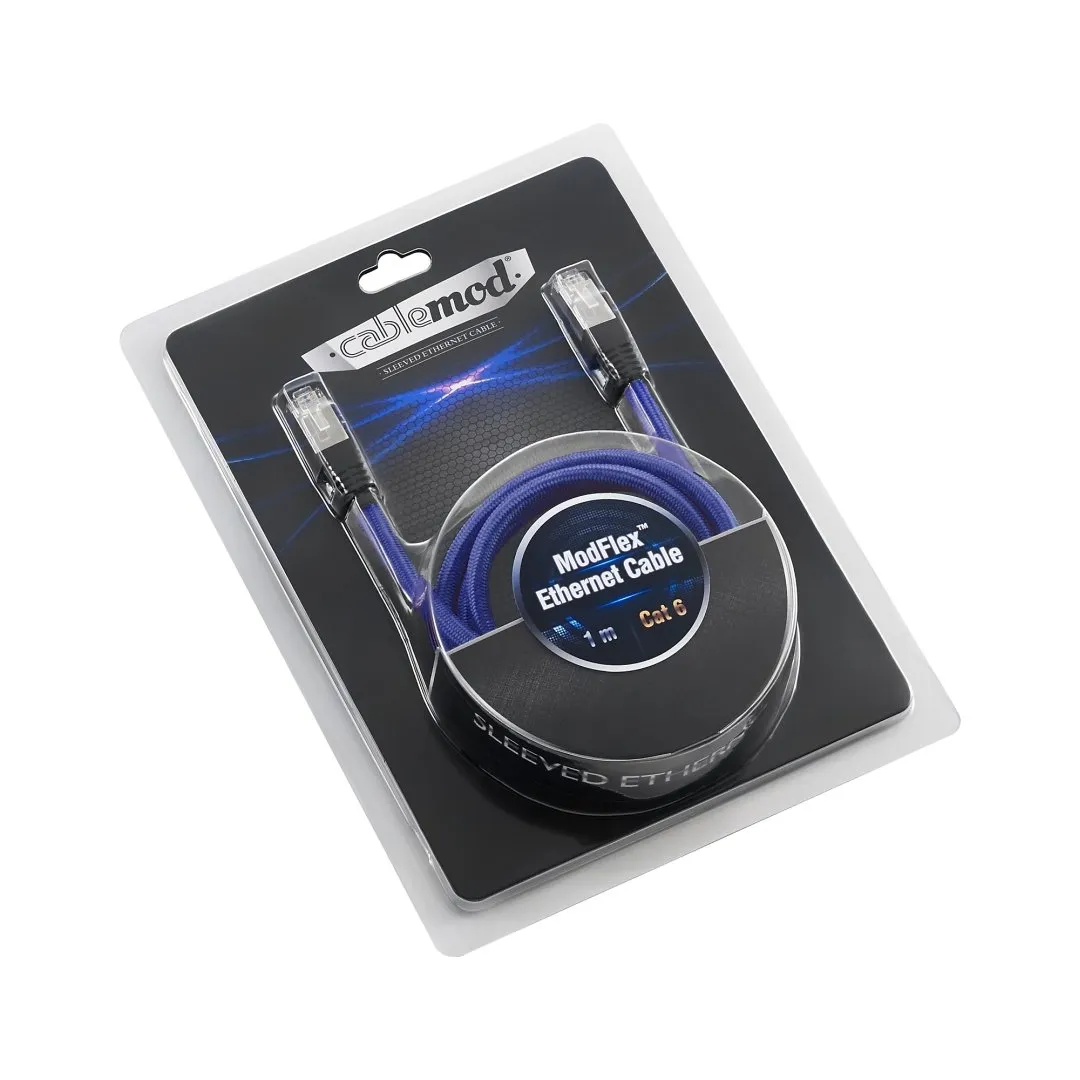 CableMod ModFlex Cat6 netwerkkabel blauw 1m