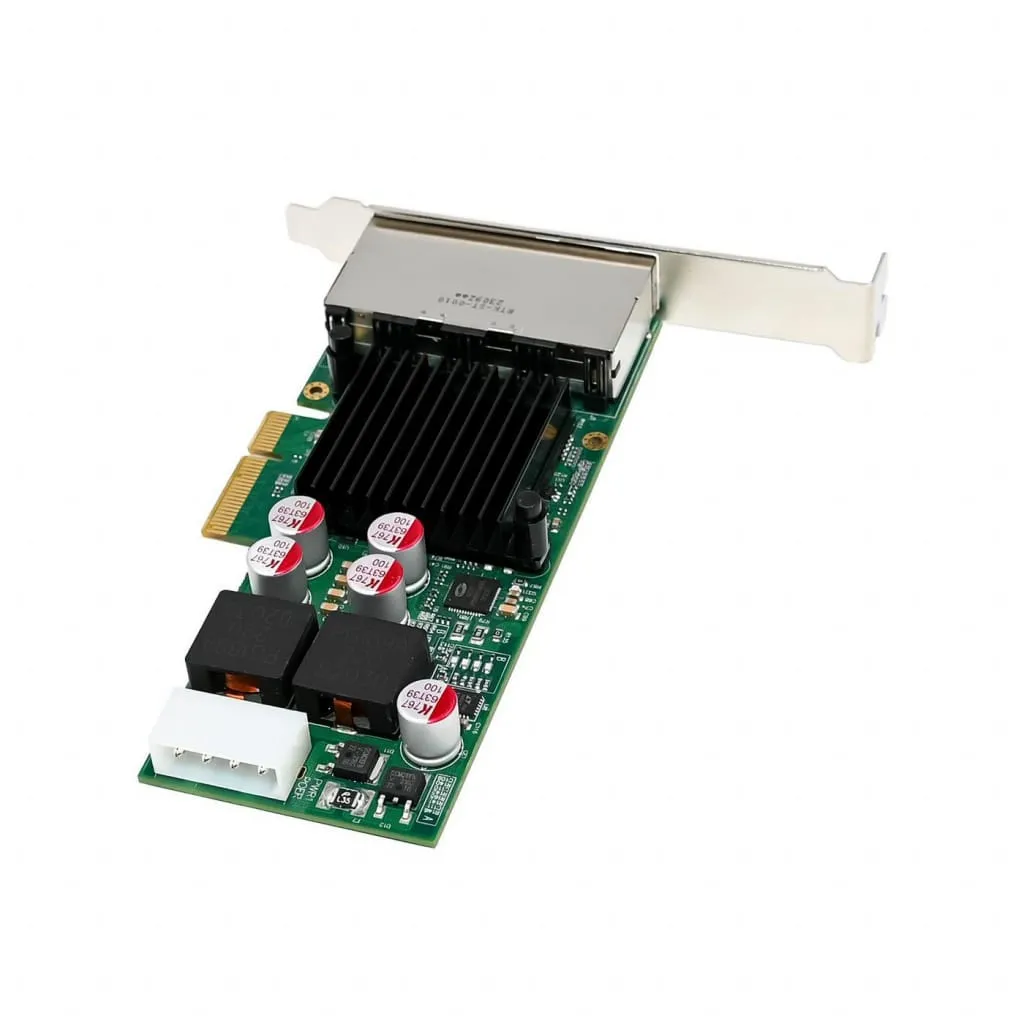 Microconnect I350-T4 quad netwerkkaart PoE 1GbE