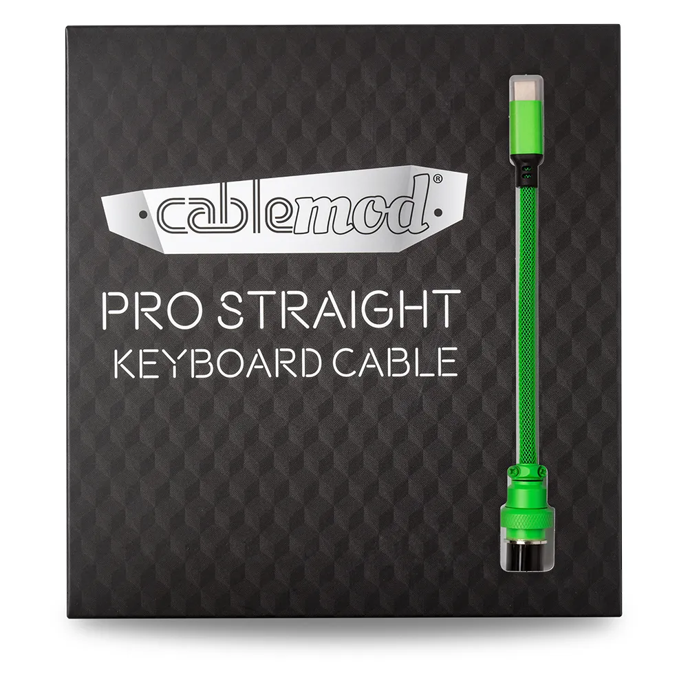 CableMod Pro toetsenbordkabel USB-A/USB-C 150cm viper groen