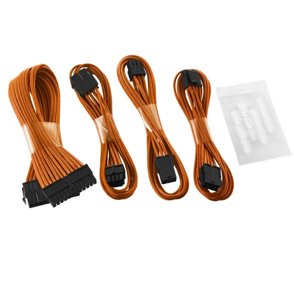 CableMod ModFlex Basic extensionset 8+6-pin oranje