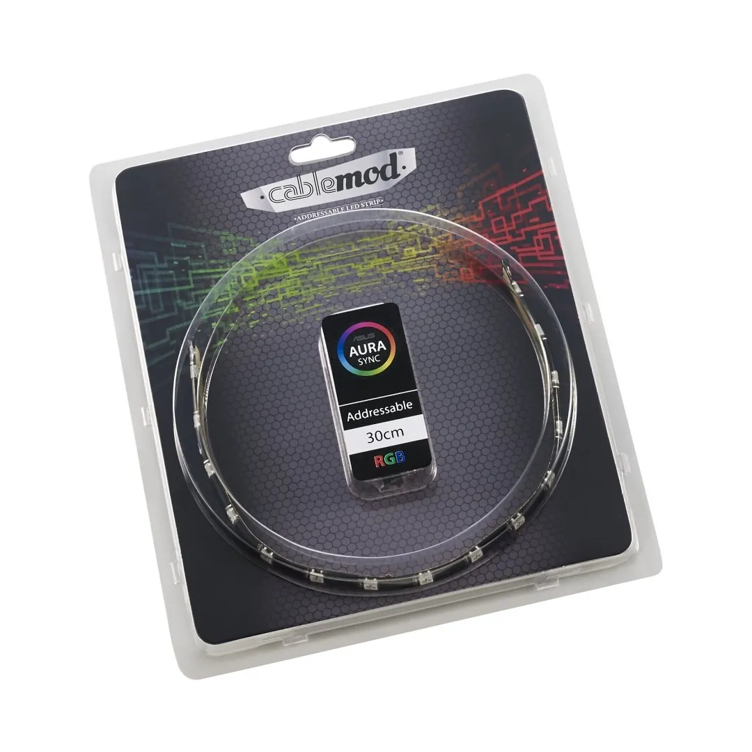 CableMod Addressable LED strip 30cm RGB magnetisch
