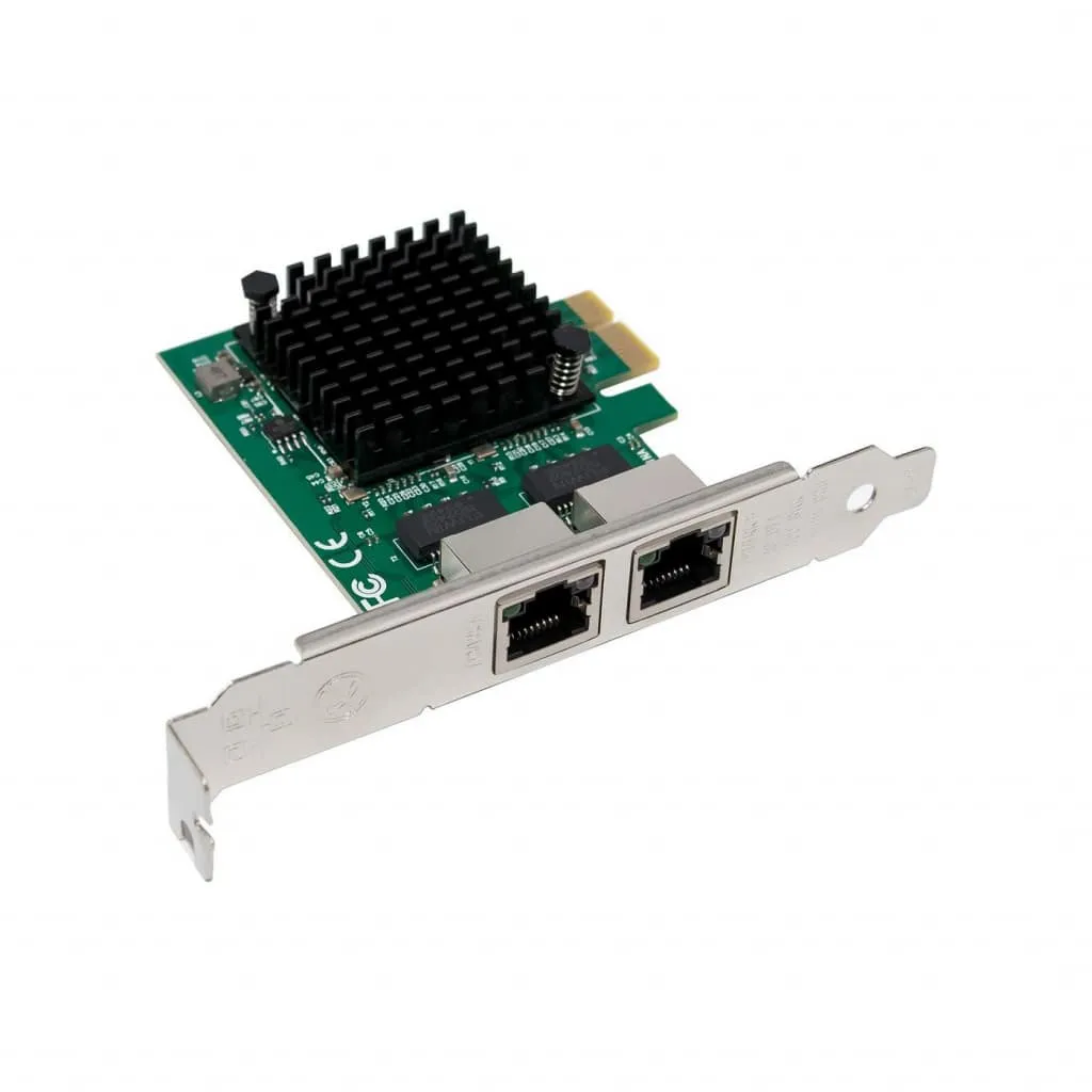 Microconnect I225-T2 netwerkkaart 2x 2.5G RJ45
