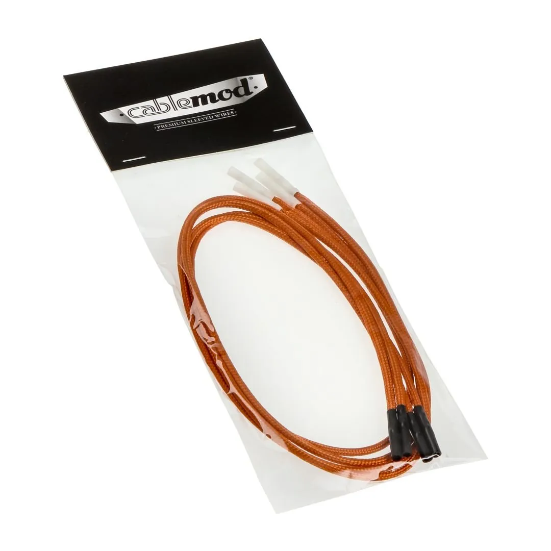 CableMod ModFlex sleeved draad oranje 60cm 4-pack