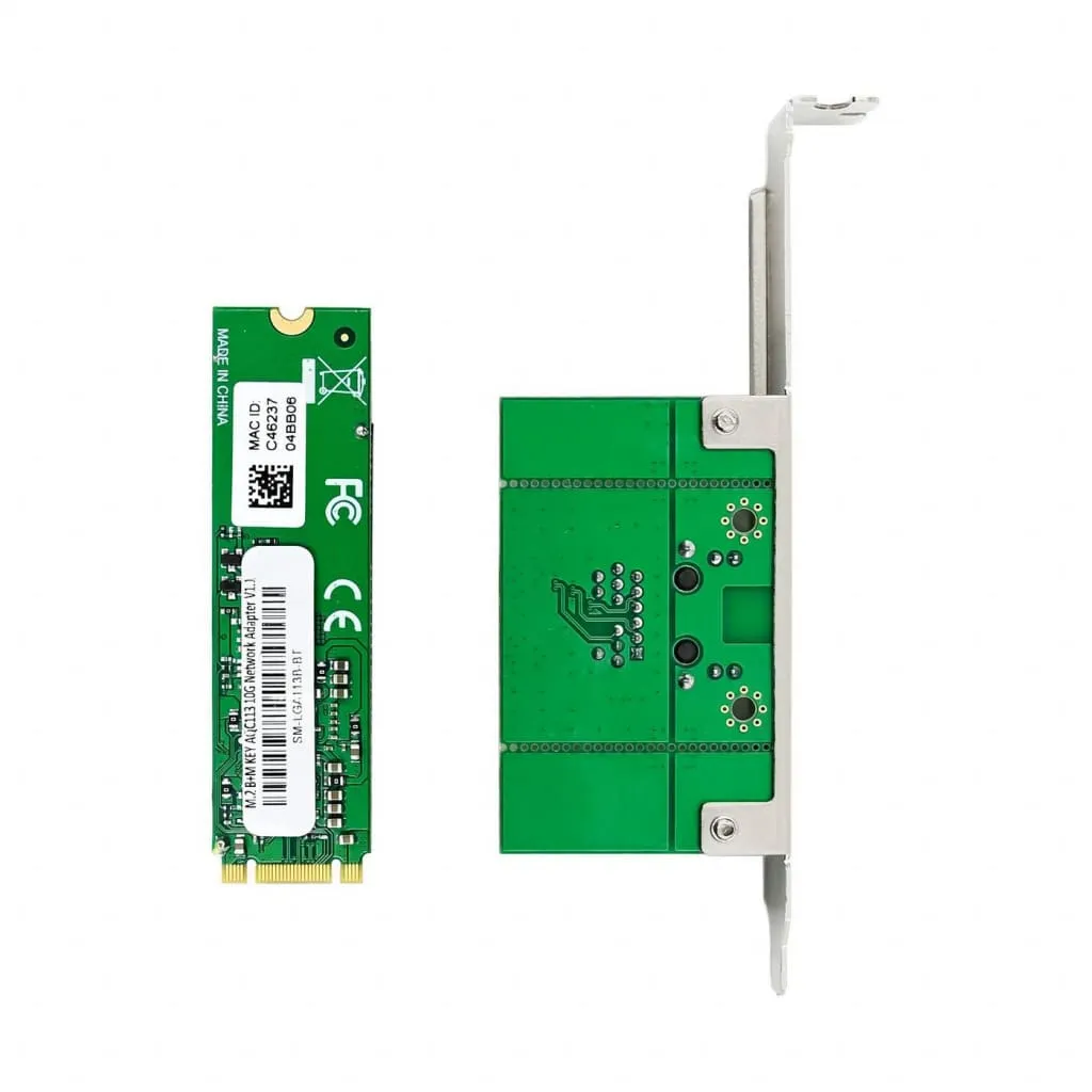 Microconnect AQC113 PCIe M.2 10G netwerkkaart single-port