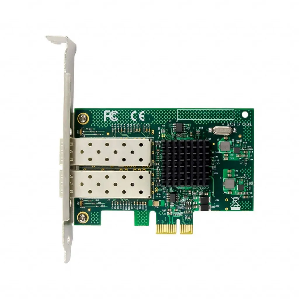 Microconnect Intel 82576 netwerkkaart PCIe dual SFP