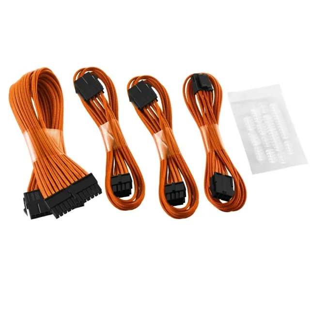 CableMod Classic 6+2 Pin kabel extensionset oranje