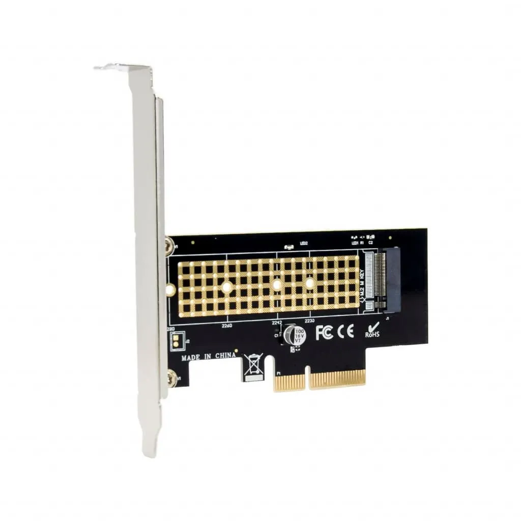 Microconnect PCIe x4 M.2 SSD adapter NVMe 32Gb/s